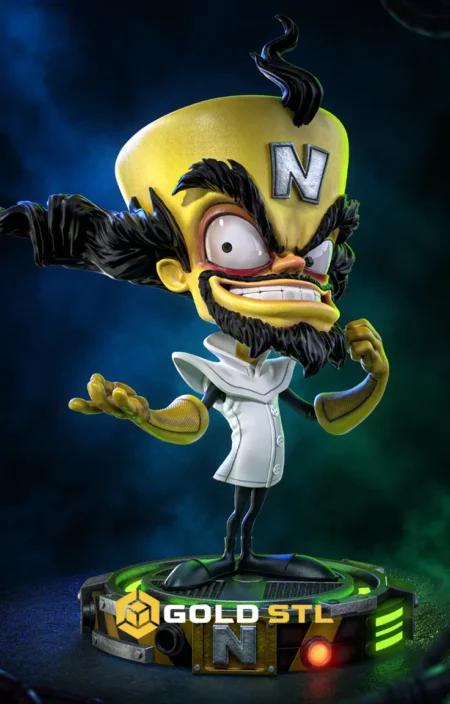 Doctor Neo Cortex Crash Bandicoot STL 3D Print Model