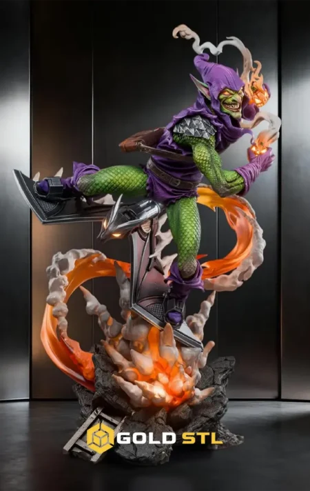 Green Goblin Spider-Man STL 3D Print Model