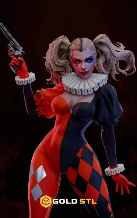 Harley Quinn Batman STL 3D Model