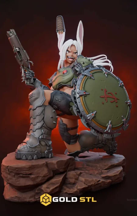 Mirko Rumi Usagiyama My Hero Academia STL 3D Model