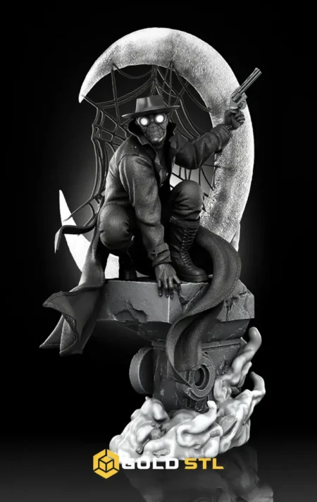Noir Spider-Man STL 3D Model