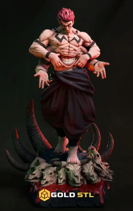 Ryomen Sukuna Jujutsu Kaisen STL 3D Model