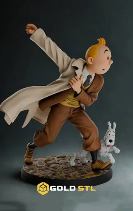 Tintin The Adventures of Tintin STL 3D Print Model