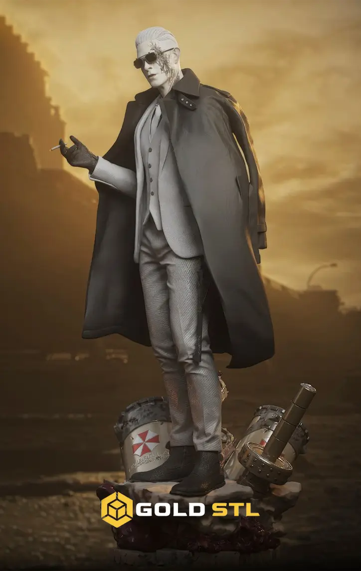 Zeno Resident Evil STL 3D Print Model